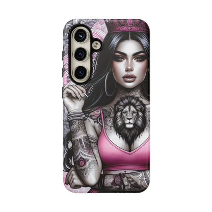 Queen of the Jungle – Regal Tattooed Goddess Mobile Cover