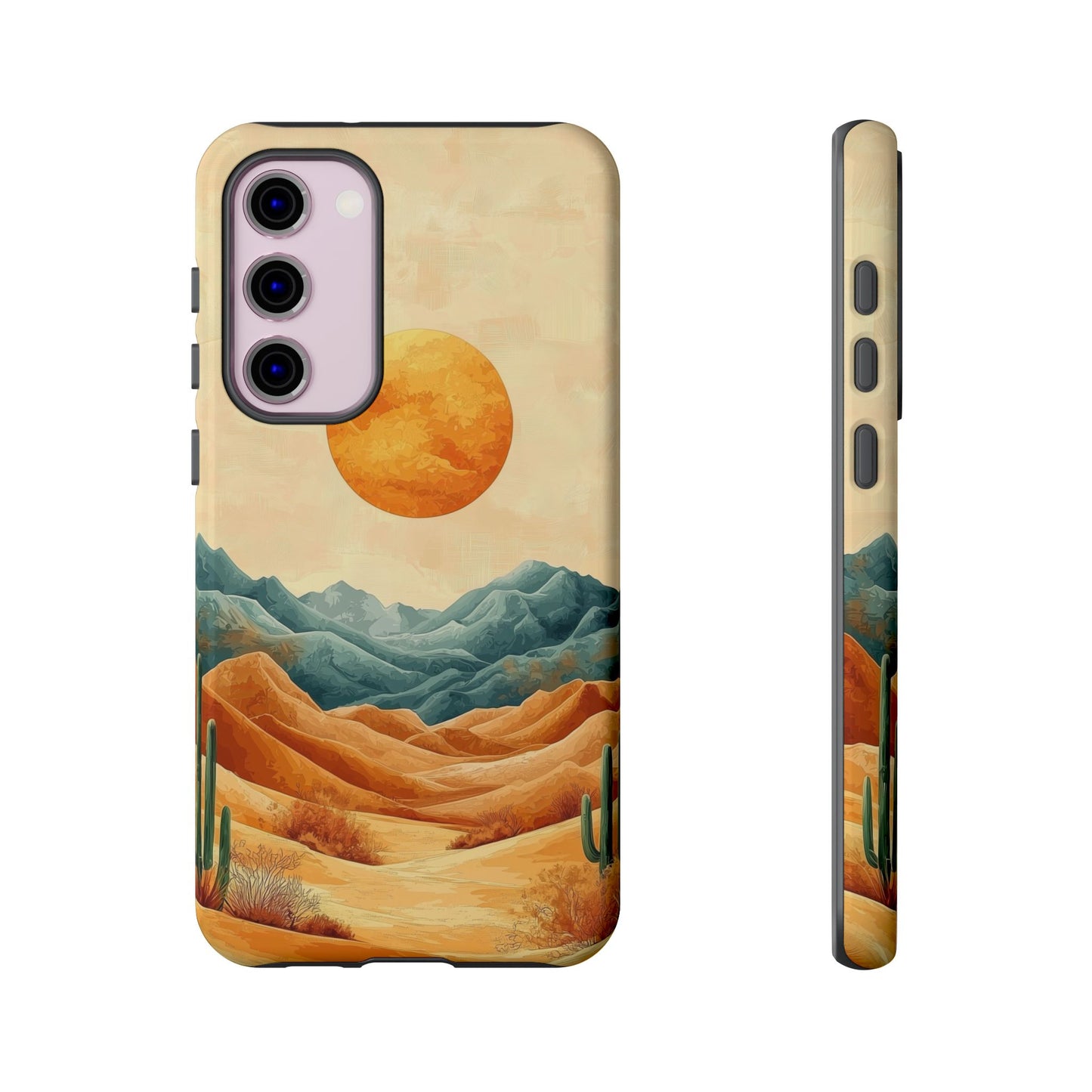 Golden Solstice Desert Boho Phone Case for iPhone, Pixel & Samsung