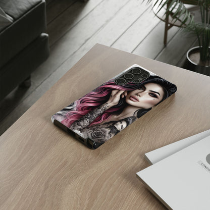 Tattooed Elegance – Gothic Art Mobile Cover