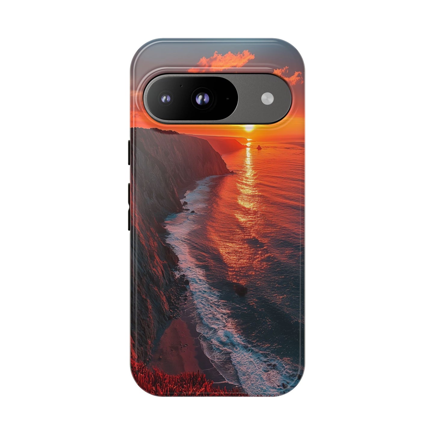 Minimal Nature Scene Case – Calm Landscape for iPhone, Samsung & Pixel