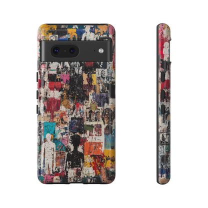 Graffiti Phone Case – Basquiat Street Art Design - iPhone, Samsung & Google Pixel Cover - Artistic Painting Case,  Art Lover Gift