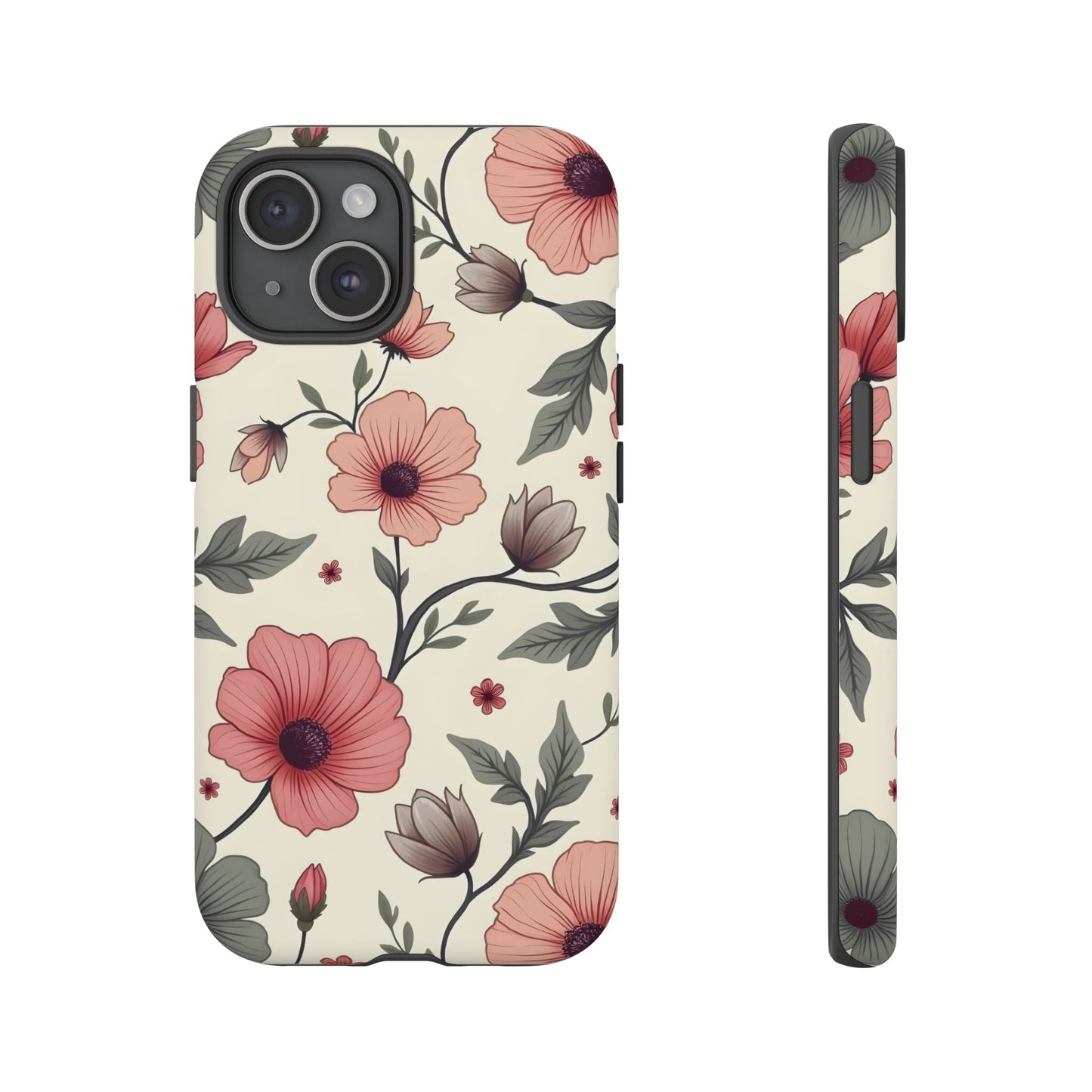 Floral Iphone Case, Botanical Pattern Design
