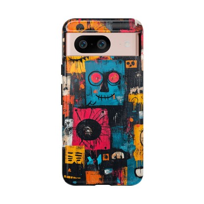Jean-Michel Basquiat Art Phone Case – Modern Aesthetic Cover - iPhone, Samsung & Google Pixel Cover - Artistic Painting Case,  Art Lover Gift