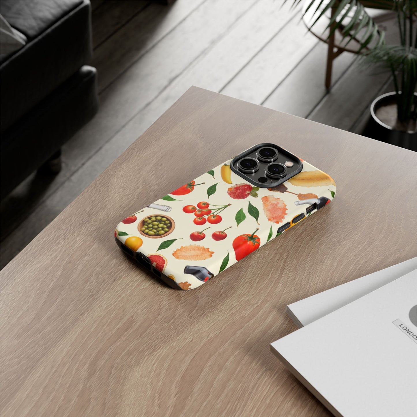 Fresh Fruits & Veggies Pattern Phone Case
