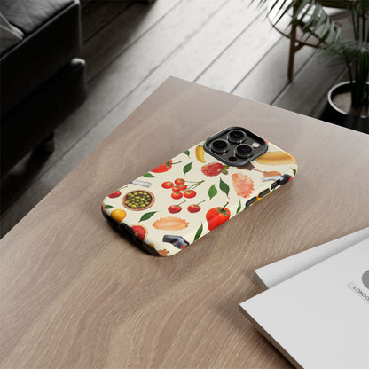 Fresh Fruits & Veggies Pattern Phone Case