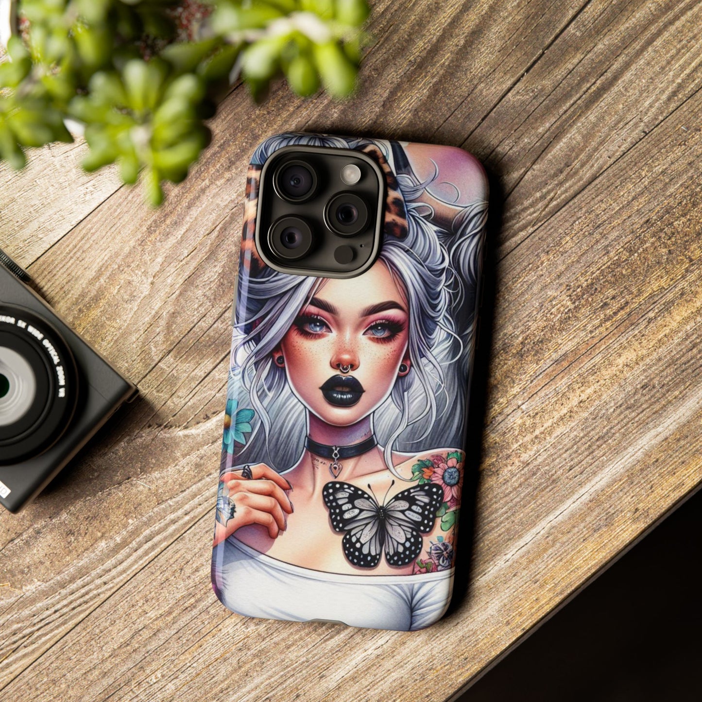 Wild Spirit – Gothic Chic & Nature Fusion Mobile Cover
