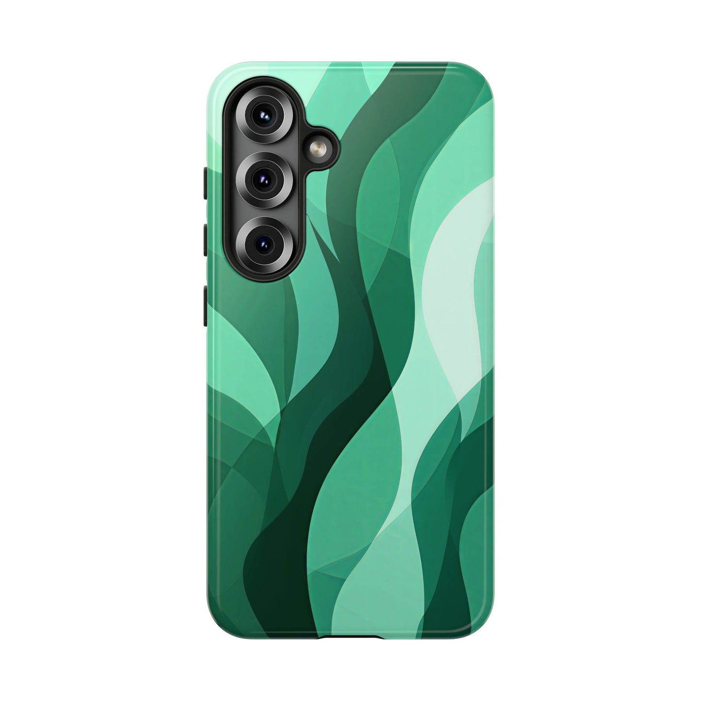 Verdant Flow – Abstract Nature-Inspired Phone Case for iPhone, Samsung & Pixel
