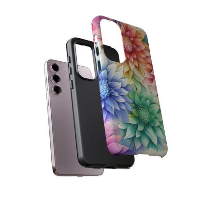 Rainbow Bloom Mandala Floral Mobile Case