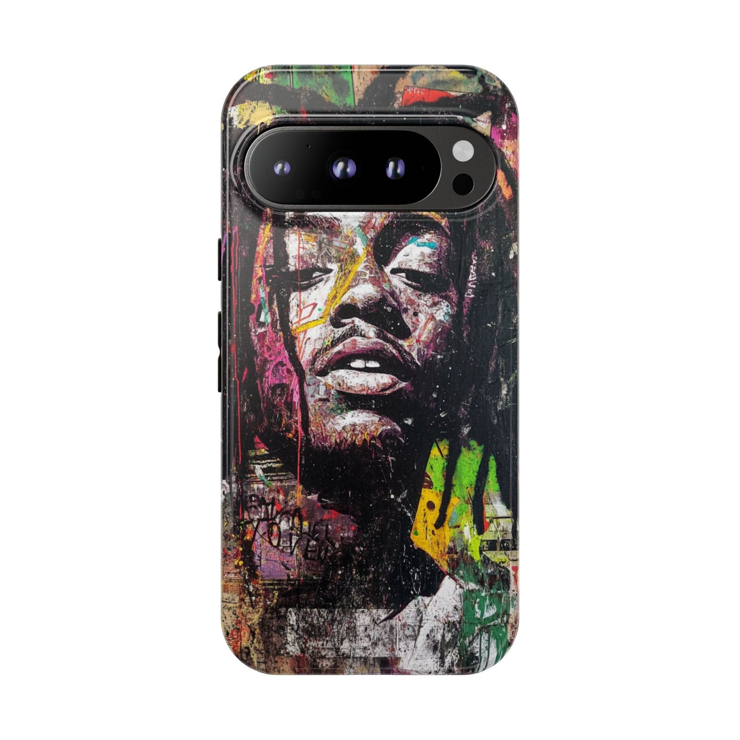 Basquiat Art iPhone Case – Bold, Graffiti-Inspired Street Art Cover - iPhone, Samsung & Google Pixel Cover - Artistic Painting Case, Art Lover Gift