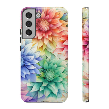 Rainbow Bloom Mandala Floral Mobile Case