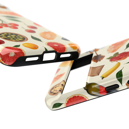 Fresh Fruits & Veggies Pattern Phone Case