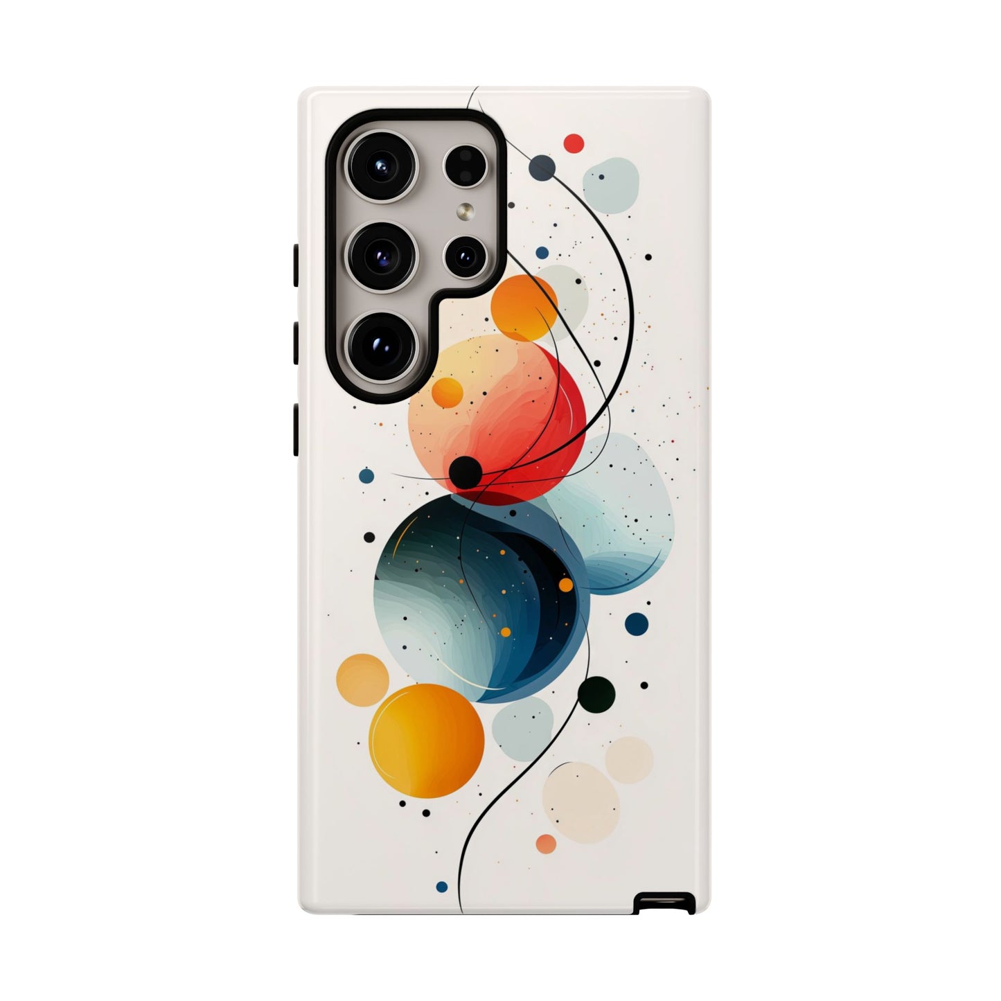 Orbital Drift – Cosmic Flow Abstract Phone Case for iPhone, Samsung & Pixel
