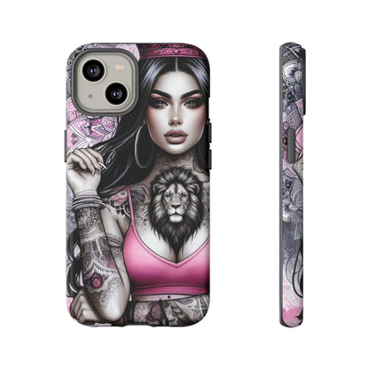 Queen of the Jungle – Regal Tattooed Goddess Mobile Cover