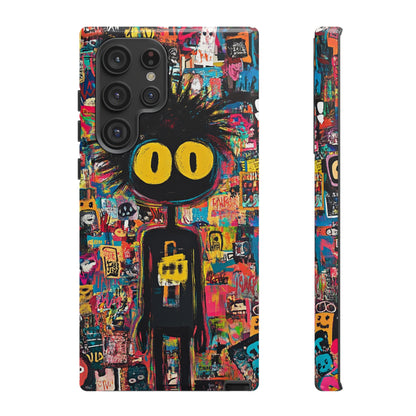 Urban Art iPhone Case – Basquiat Graffiti Style Cover - iPhone, Samsung & Google Pixel Cover - Artistic Painting Case,  Art Lover Gift