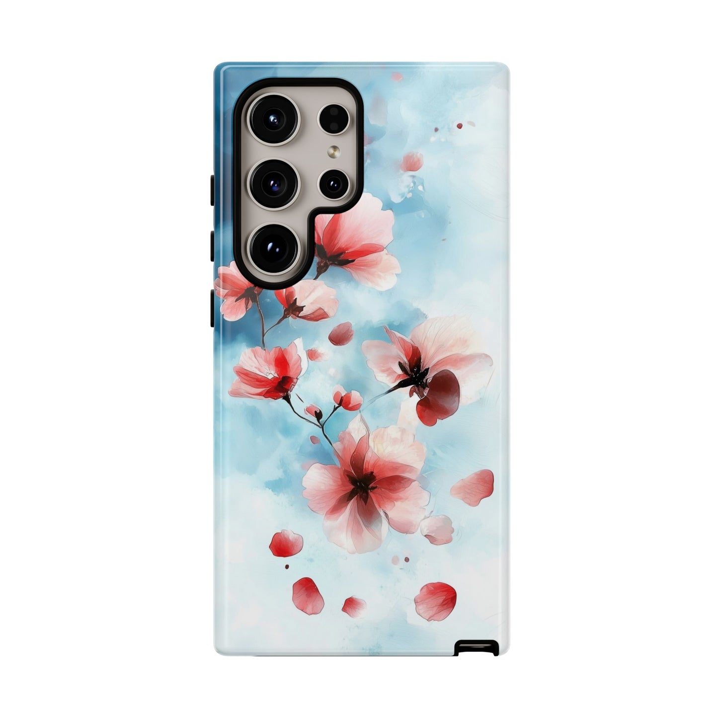 Petal Whispers Watercolor Phone Case for iPhone, google Pixel & Samsung