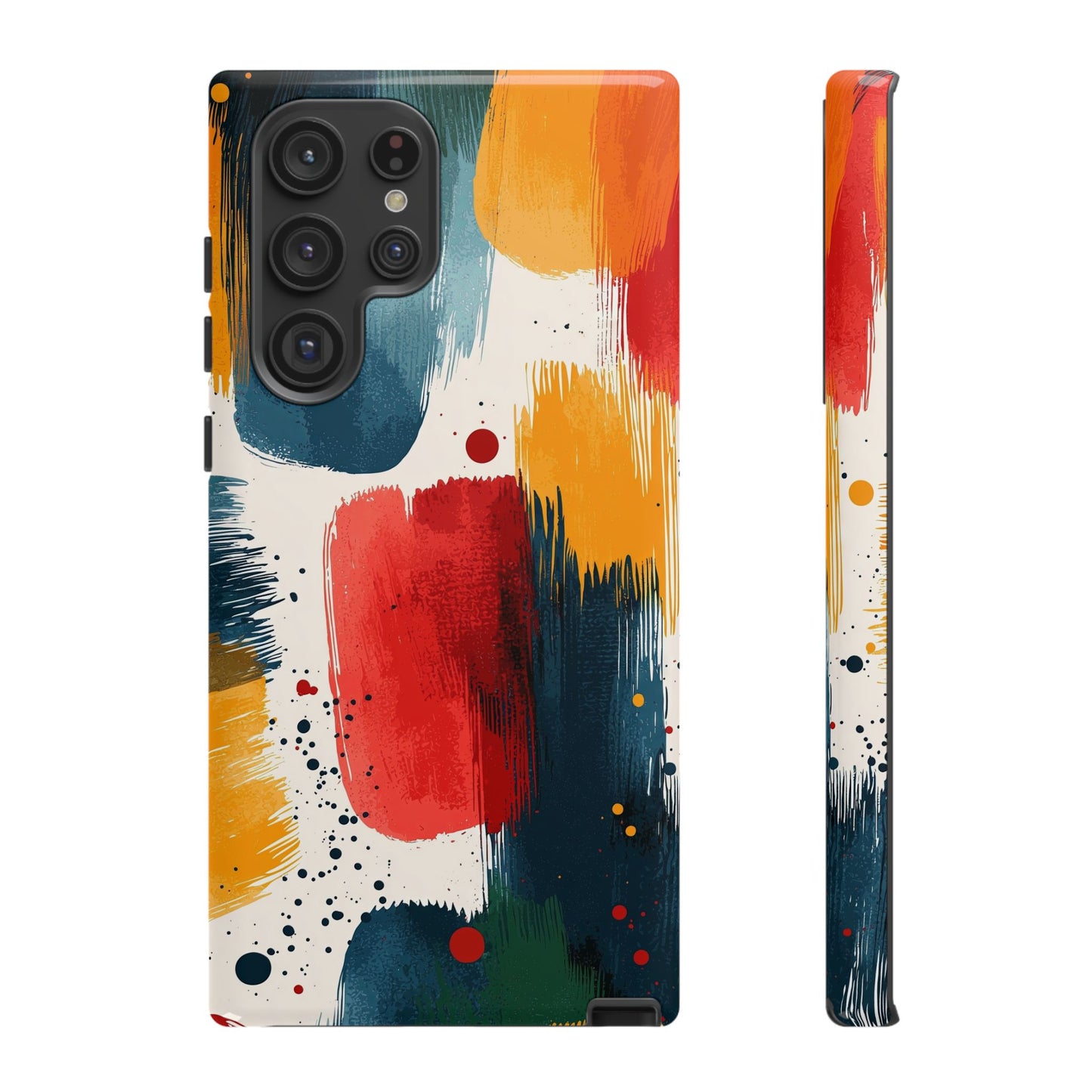 Color Burst Abstract Brushstroke Phone Case for iPhone, Samsung & Pixel
