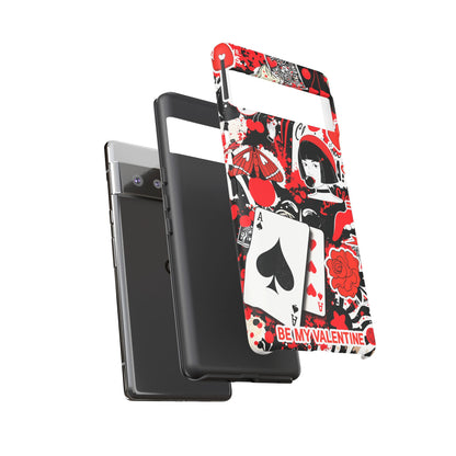 Bold Red & Black Ace Card Phone Case
