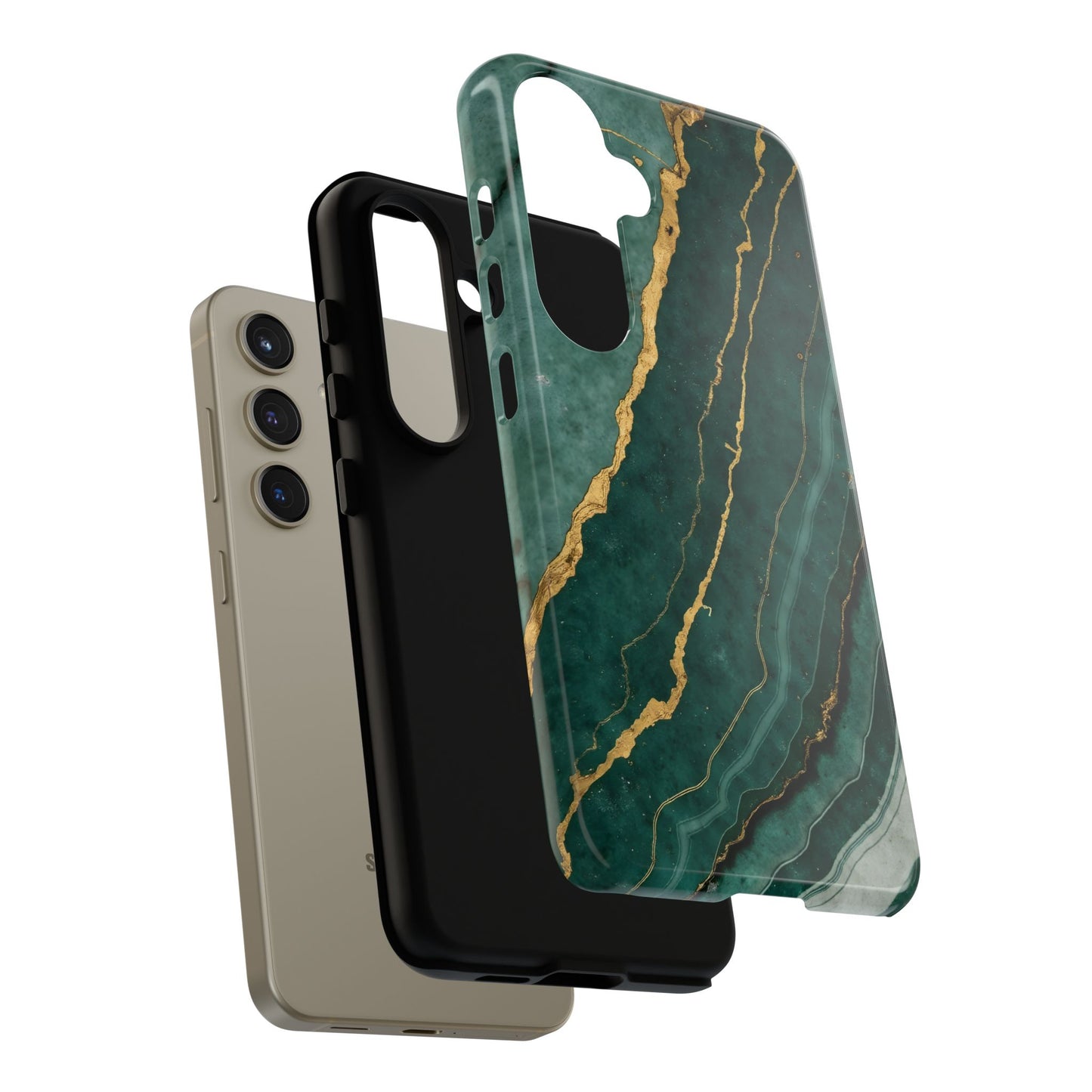 Jade Green Marble Case Design
