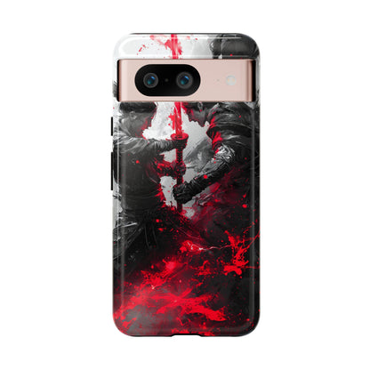 Duel of Fates | Red Energy Samurai Clash Phone Case for iPhone, Samsung & Pixel