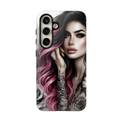 Tattooed Elegance – Gothic Art Mobile Cover