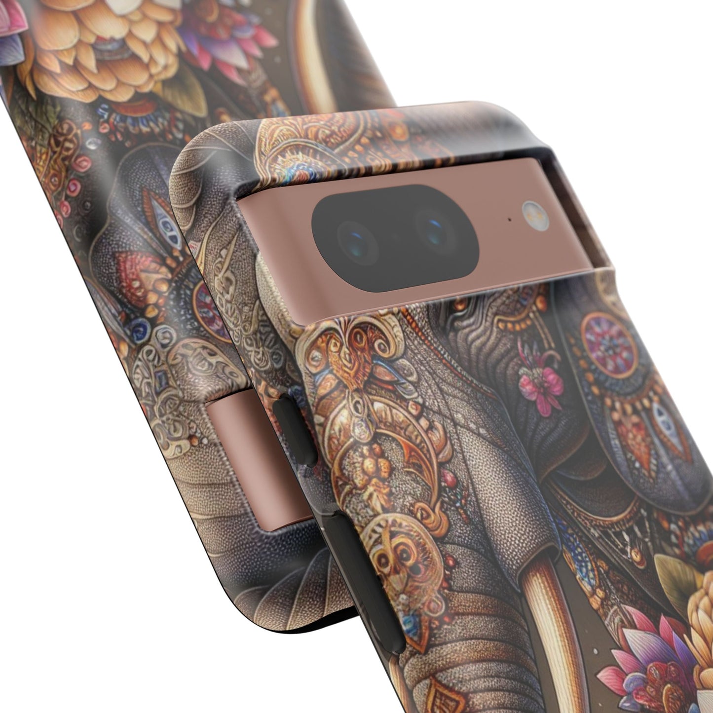 Royal Ornate Elephant Mobile Cover – Luxurious Bohemian Art