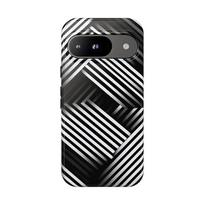 Monochrome Matrix Phone Case for iPhone, Pixel & Samsung
