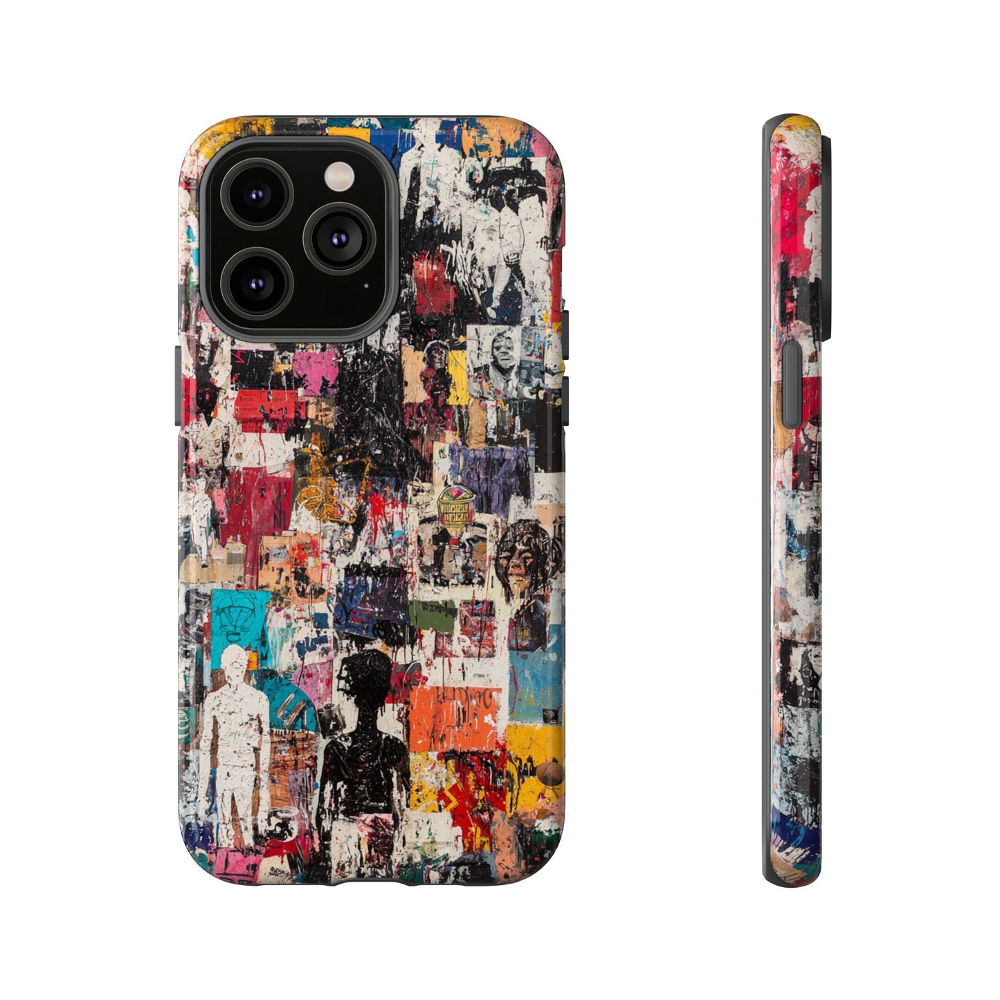 Graffiti Phone Case – Basquiat Street Art Design - iPhone, Samsung & Google Pixel Cover - Artistic Painting Case,  Art Lover Gift