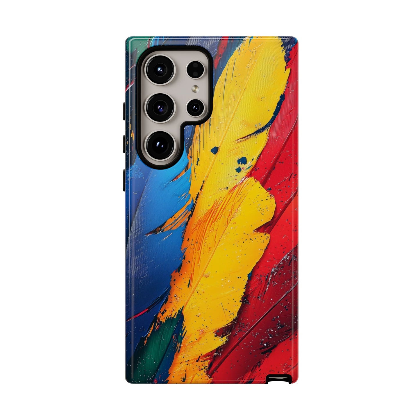 Tropical Macaw Feather Phone Case for iPhone, Samsung & Google Pixel