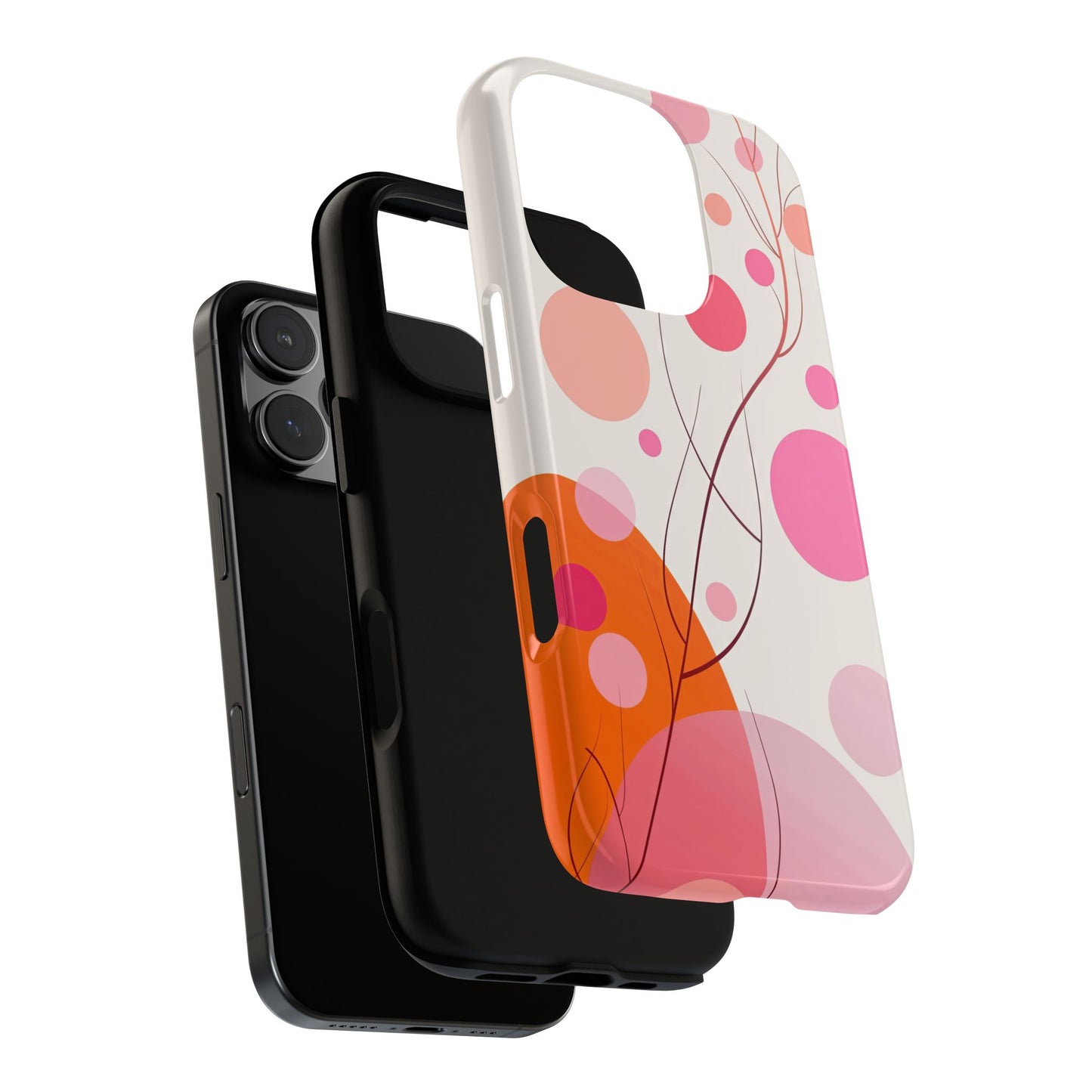 Blush Bloom – Abstract Floral Phone Case for iPhone, Samsung & Pixel