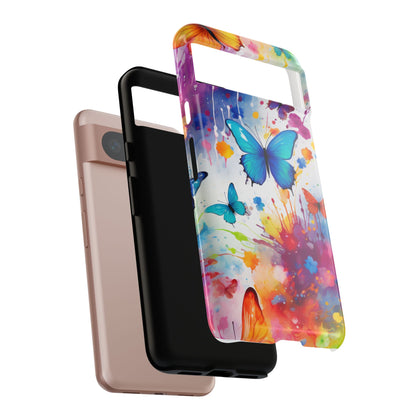 Vibrant Watercolor Butterfly Mobile Case