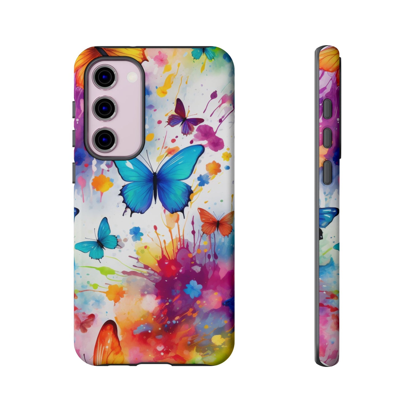Vibrant Watercolor Butterfly Mobile Case
