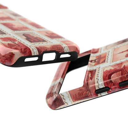 Vintage Postcard Stamps Phone Case