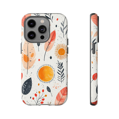 Sunshine & Feathers Boho Phone Case for iPhone, Pixel & Samsung