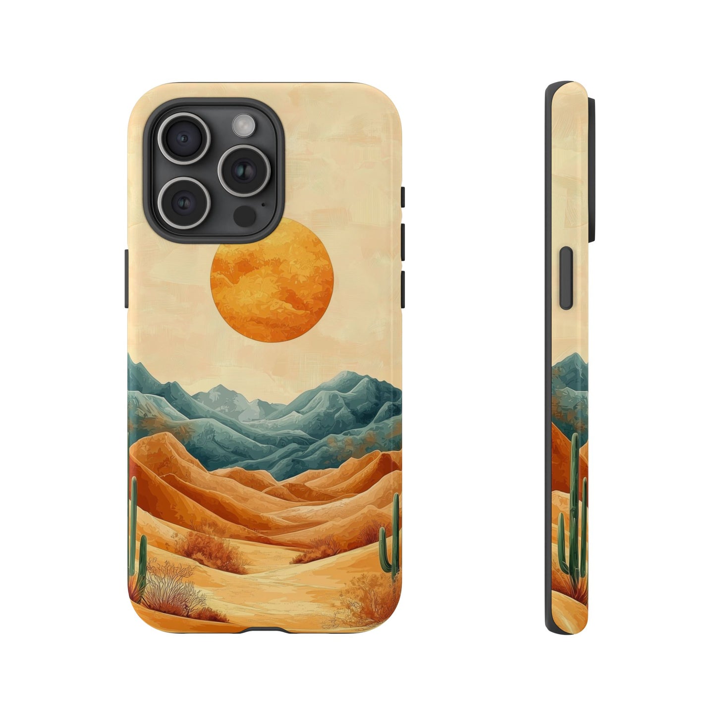 Golden Solstice Desert Boho Phone Case for iPhone, Pixel & Samsung
