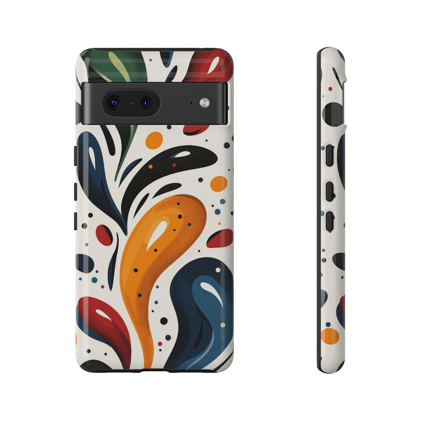 Fluid Pop Abstract Phone Case – Space-Inspired Art for iPhone, Samsung & Pixel