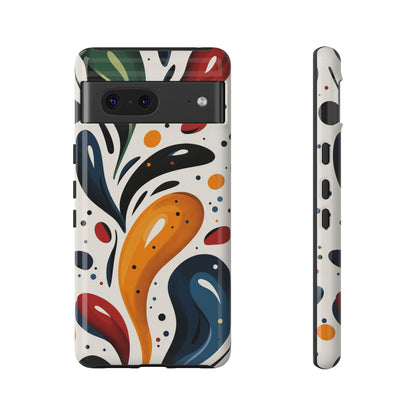 Fluid Pop Abstract Phone Case – Space-Inspired Art for iPhone, Samsung & Pixel