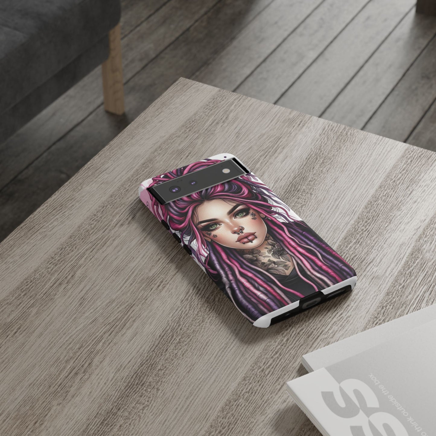 Neon Gothic Beauty Mobile Case