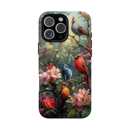 Floral Birds Phone Case – Cute & Protective Cover for iPhone, Samsung & Google Pixel