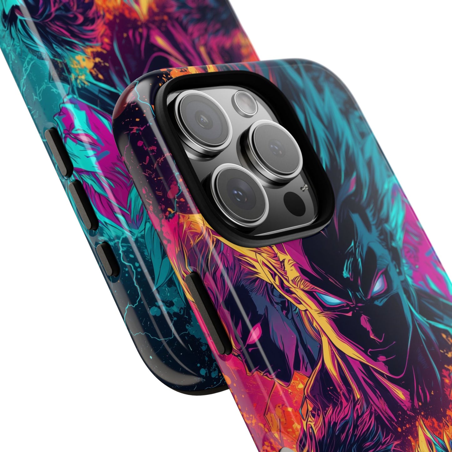 Multiverse Saiyan Rebellion | Comic-Style Anime Warriors Explosion Phone Case for iPhone, Samsung & Pixel