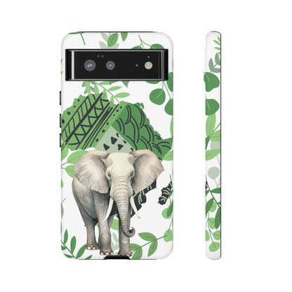 Tropical Elephant Mobile Cover – Nature-Inspired Boho Art