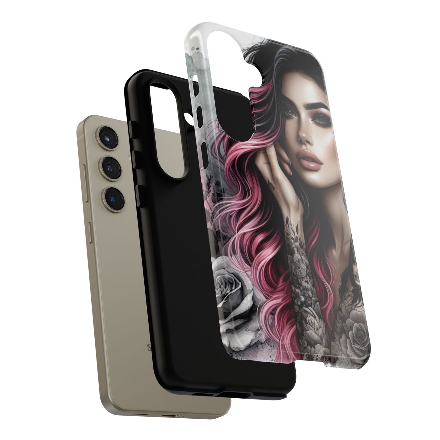 Tattooed Elegance – Gothic Art Mobile Cover