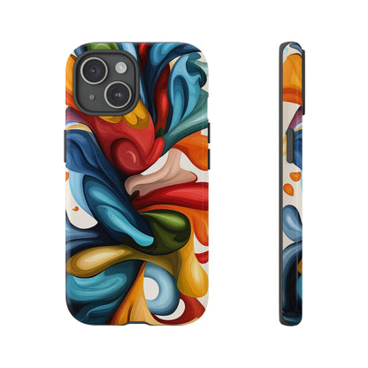 Chromatic Swirl – Abstract Expression Phone Case for iPhone, Samsung & Pixel