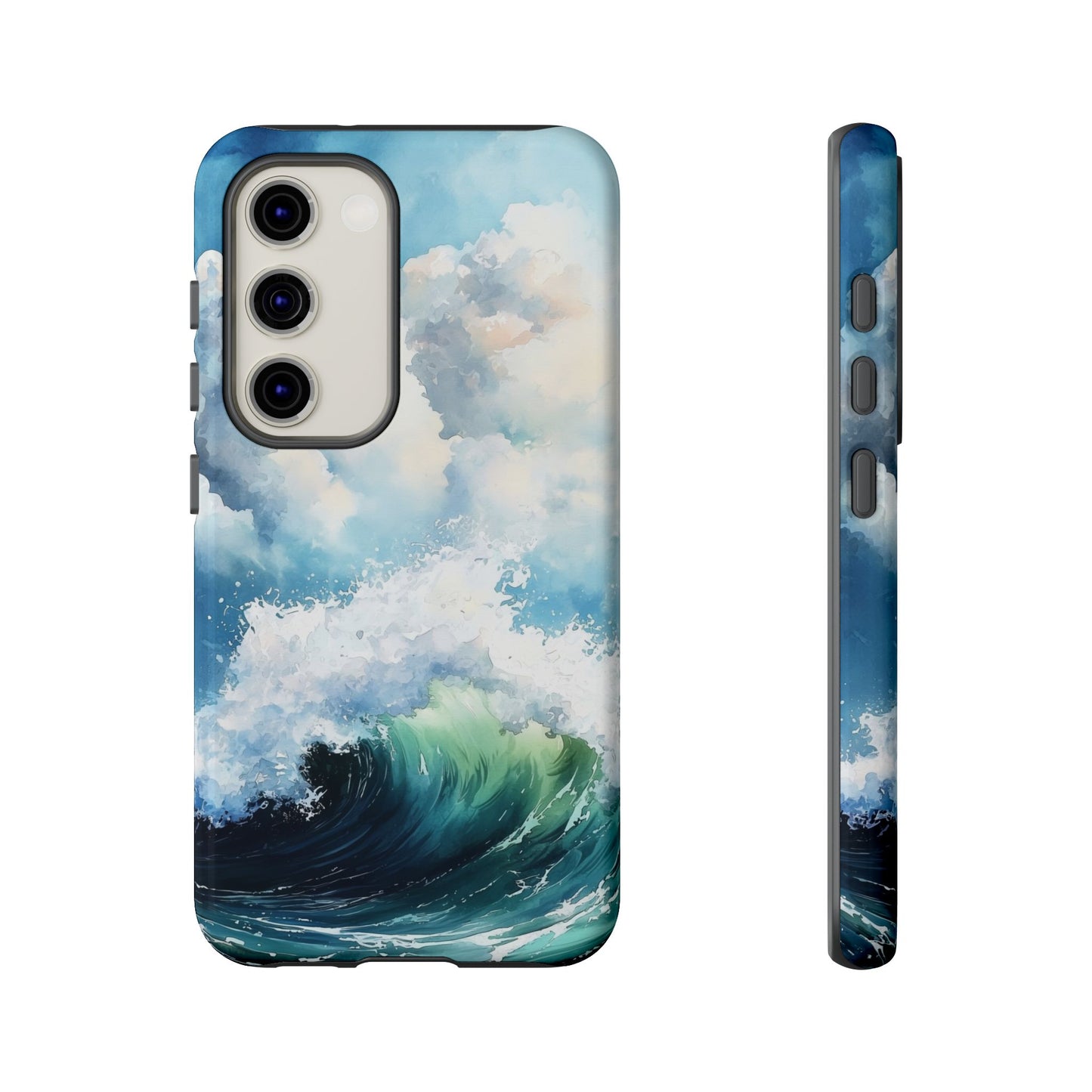 Pastel Wave Dream Watercolor Phone Case for iPhone, google Pixel & Samsung