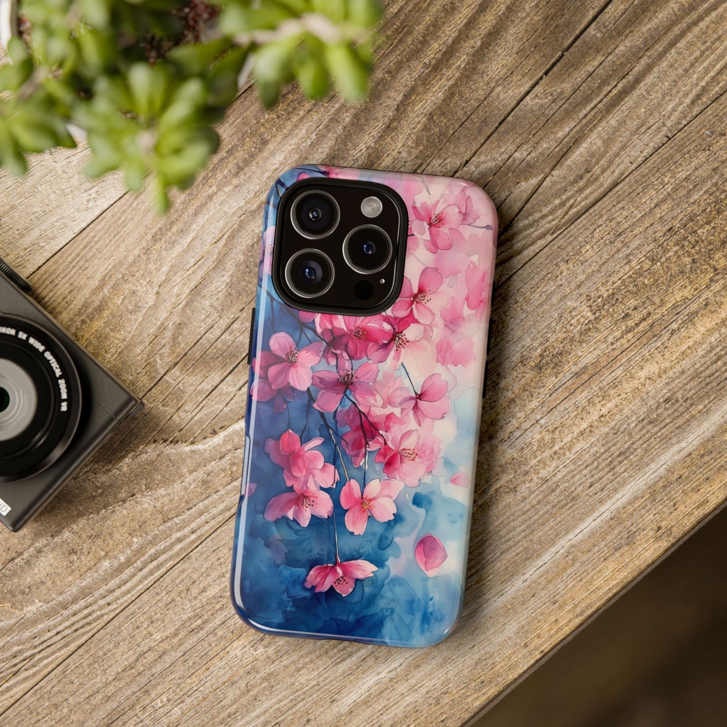 Pastel Petal Rain Watercolor Phone Case for iPhone, google Pixel & Samsung