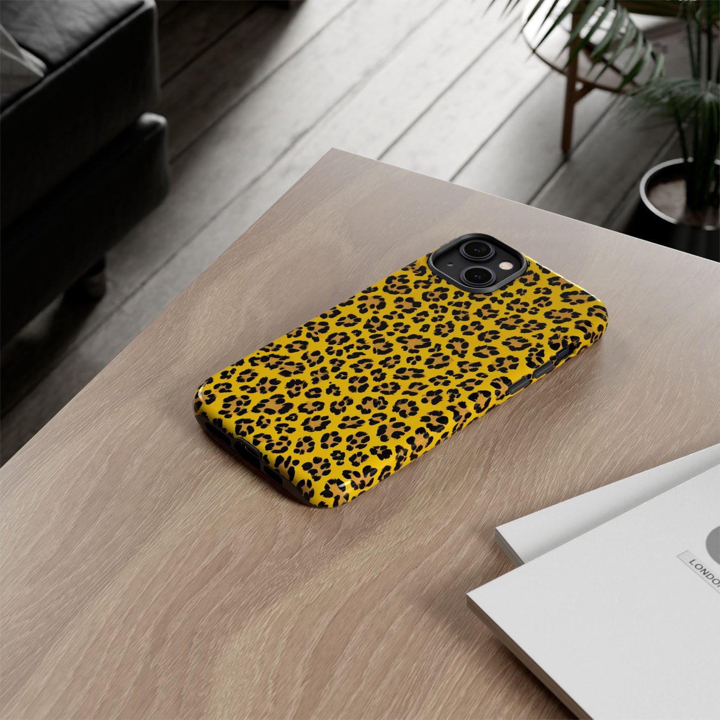 Leopard Texture Printed Back Cover Case phone