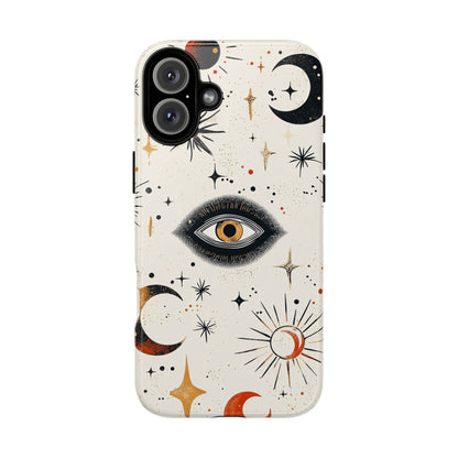 Mystic Moon & Stars Boho Phone Case for iPhone, Pixel & Samsung