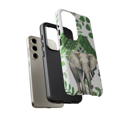 Tropical Elephant Mobile Cover – Nature-Inspired Boho Art