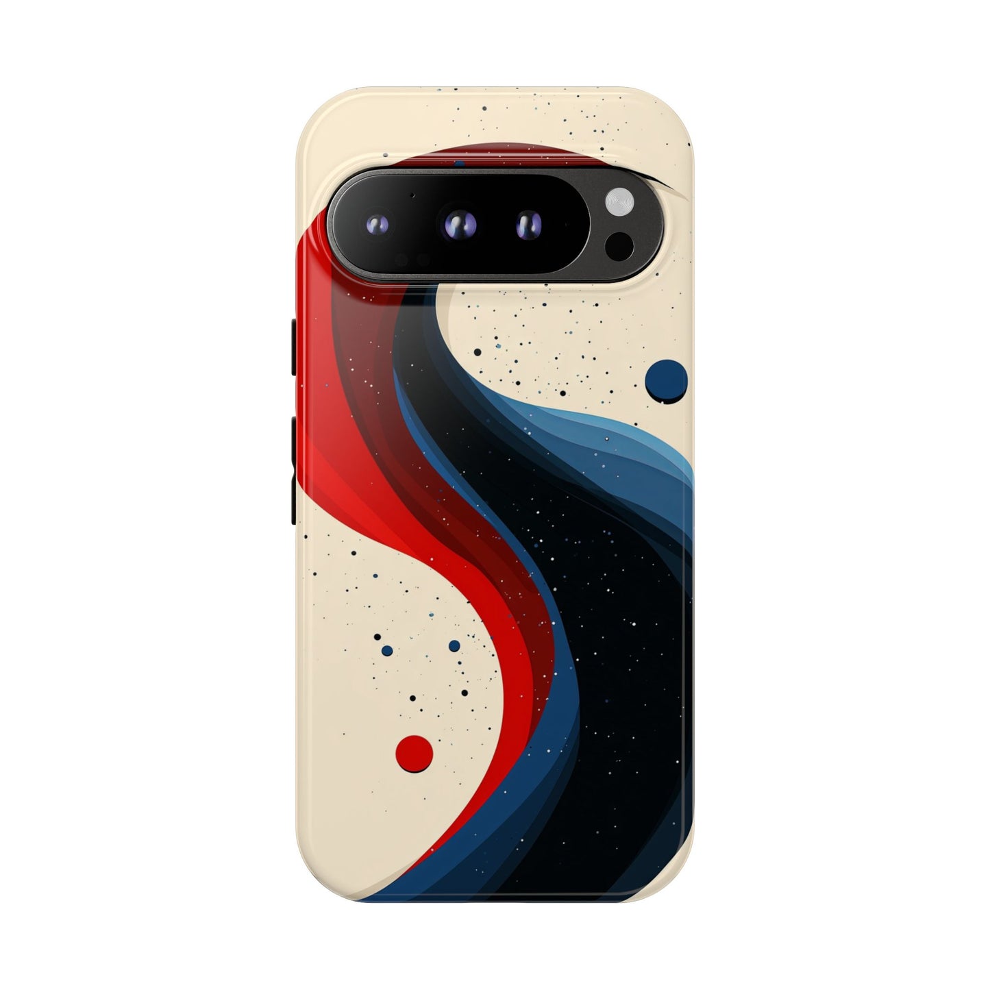 Galactic Drift – Cosmic Wave Abstract Phone Case for iPhone, Samsung & Pixel