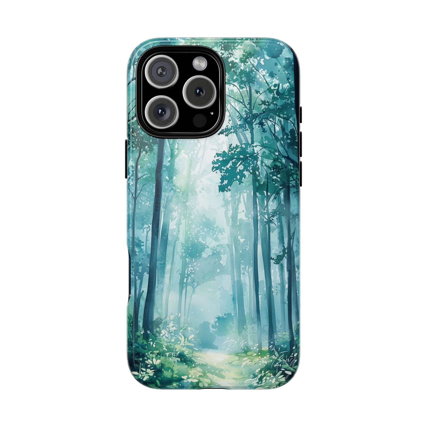 Enchanted Forest Dreamscape Watercolor Phone Case for iPhone, google Pixel & Samsung