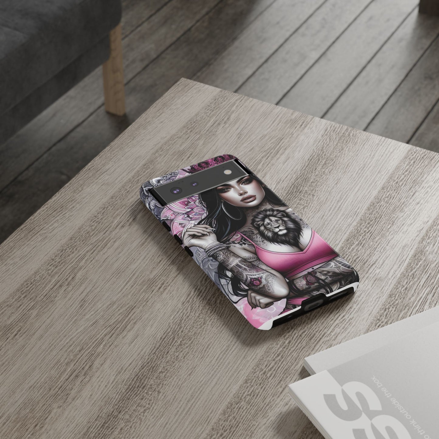 Queen of the Jungle – Regal Tattooed Goddess Mobile Cover